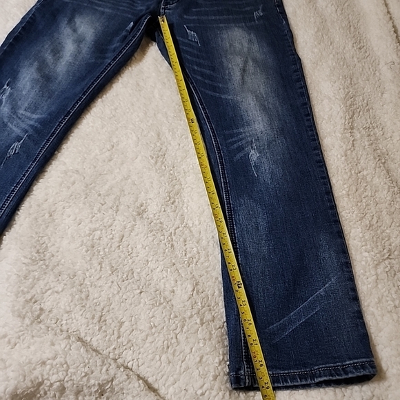 XIOS Denim Men's Blue Jeans Cotton Blend Size W36xL30 Distressed - Picture 6 of 6